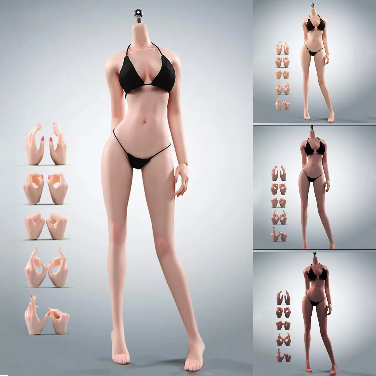 Figurine féminine corps sans couture T303P, échelle 1/6, modèle animé Super Flexible avec peau réaliste et articulations articulées, cadeau de collection