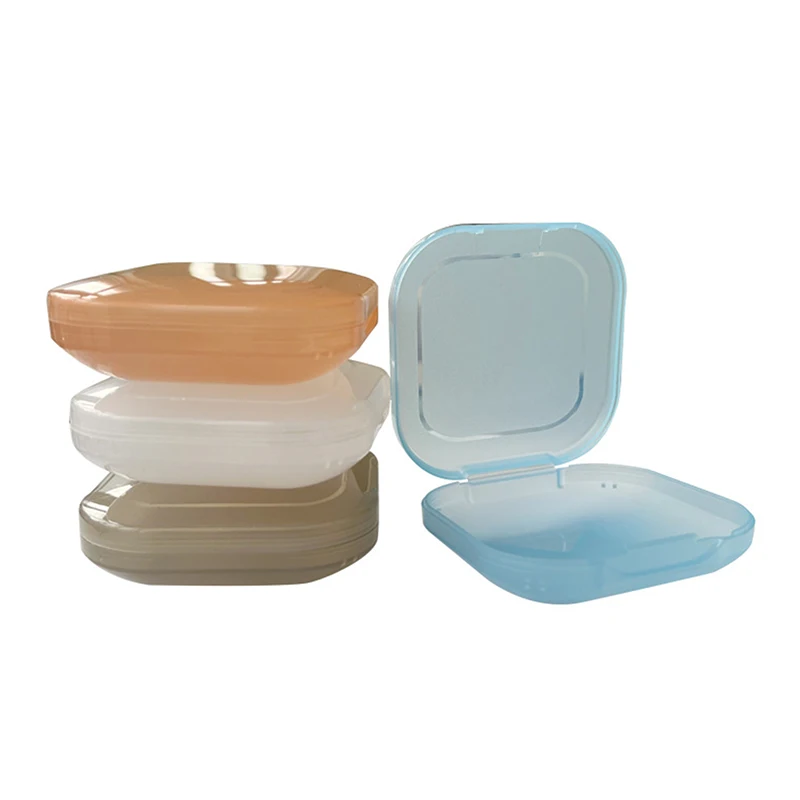 Invisible Braces Holder Storage Box Portable Orthodontic Appliance Storage Box Dental Retainer Box Transparent Braces Case