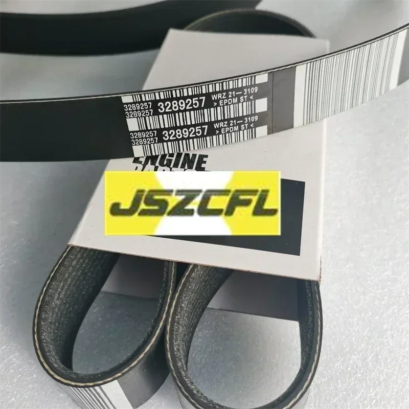 1PC New 3289257 for Cummins 8PK1760 Engine Excavator 8PK1763 Fan Belt 8PK1765