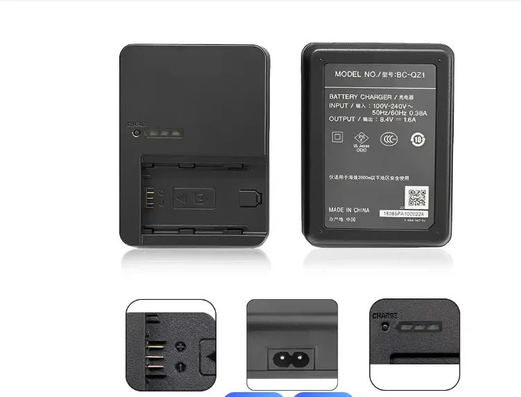 

NP-FZ100 NP FZ100 Battery Charger BC-QZ1 For Sony A7 IV , A7 III , A7R V , A7R IV , A7S III , A9 ZV-E1 A7R3 A7C II NP-FZ100