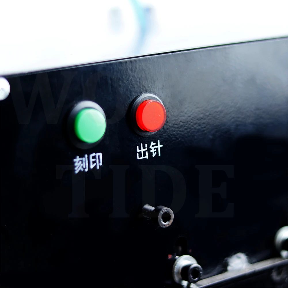 Nameplate Metal Marking Machine Pneumatic Electric Engraver Touch Screen Nameplate Marker Chassis Number Plotter