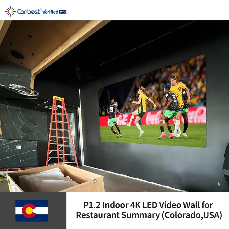 P1.2 P1.25 P1.5 P1.8 Fine Pitch Seamless LED Video Wall Panel 4K 8K UHD Full Color SMD Indoor LED Display Screen