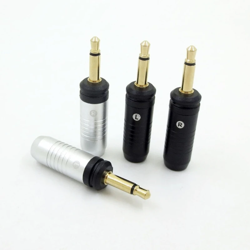 2pcs 3.5mm  Cable Connector Headphone Plug for Focal Clear Pro Headsets