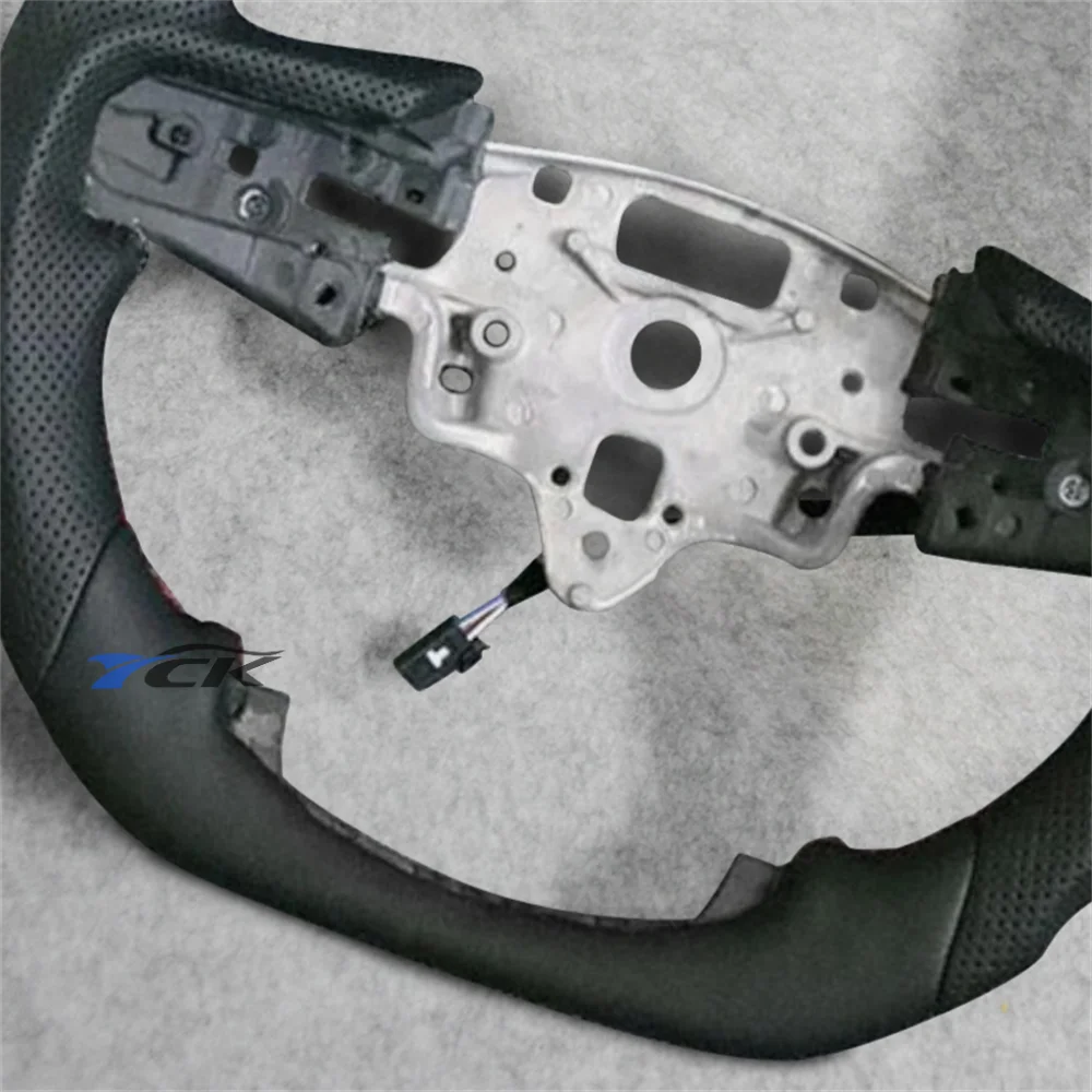 

Черный кожаный руль с подогревом для 2019 2020 2021 2022 2023 2024 Chevrolet Silverado 1500, аксессуары для интерьера