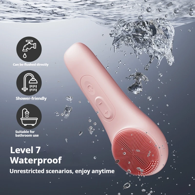 Massage exfoliant Sonic vibrant électrique Silicone visage brosse de nettoyage du visage