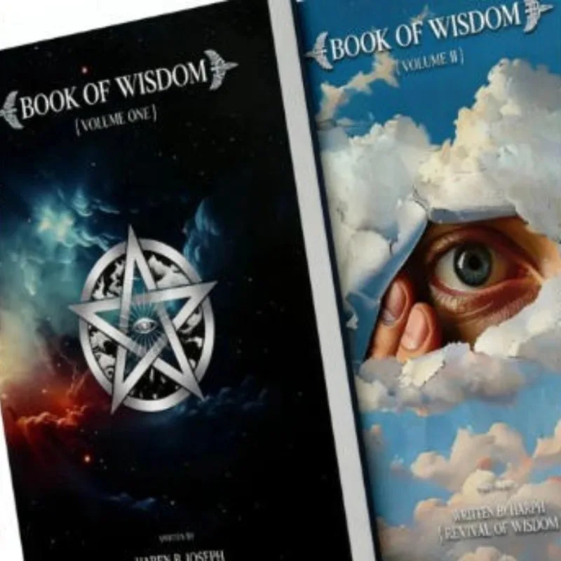 Book Of Wisdom With Colorful Pages Philosophical Life Guidance Notebook For Self Reflection And Meditation