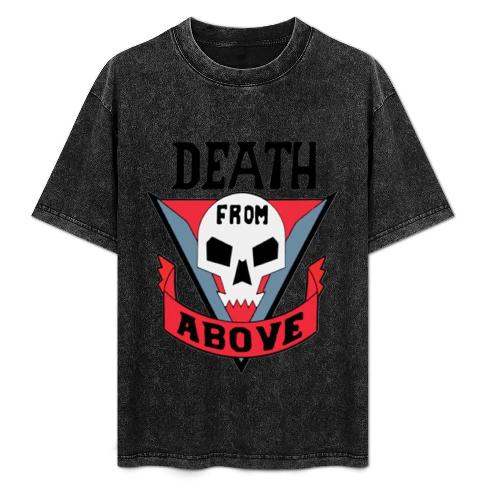 Death from Above! T-Shirt Fashion Letter Print T-Shirt