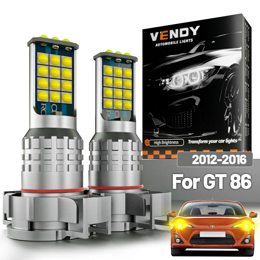 

2 шт. светодиодные противотуманные фары для Toyota GT 86 2012-2016 2013 2014 2015, аксессуары Canbus