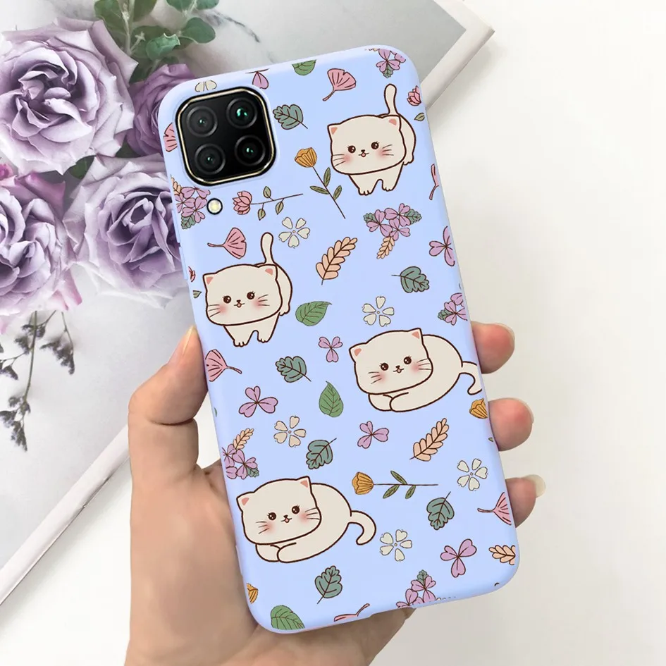 Per Cover Huawei P40 Lite custodia per telefono Cute Astronaut custodia morbida in Silicone antiurto per Huawei Nova 7i P 40 Lite paraurti