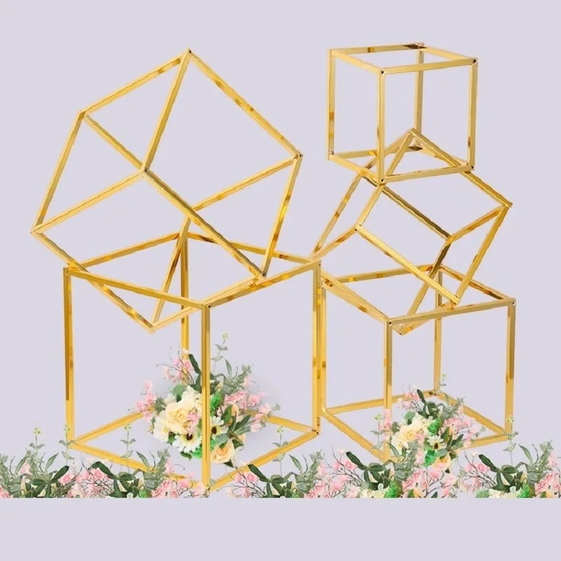 

Wedding Cake Sweet Food Rack Flower Dessert Holder Dessert Table Cake Stand Buffet Banquet Tea Break Metal Rack