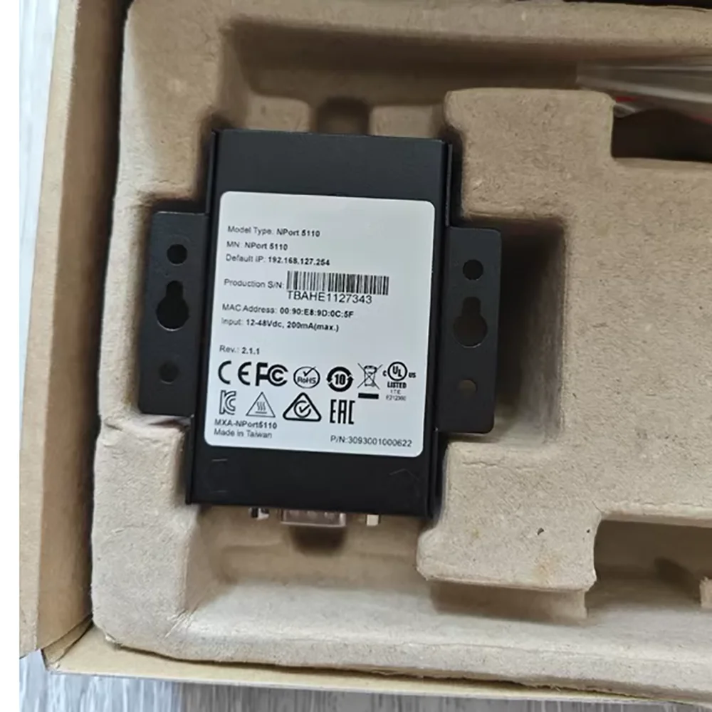 NPort5110 For MOXA Serial Server RS232 Serial Port to Network Port NP5110