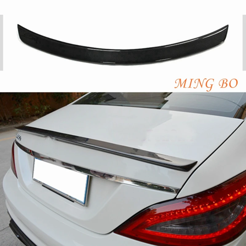 

FOR Mercedes-Benz CLS C218 W218 AMG Style Carbon Fiber Rear Spoiler Trunk Wing 2011-2019 FRP Forged carbon