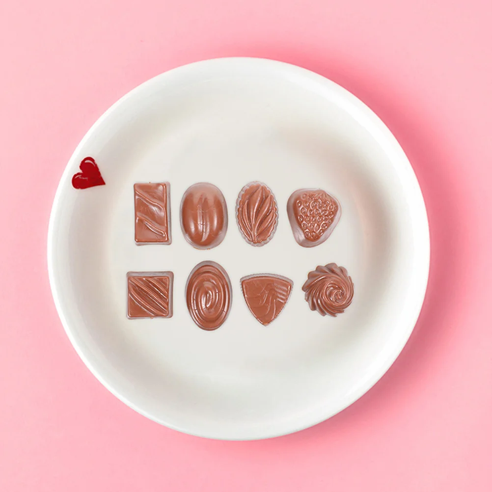 

16 Pcs Simulation Chocolate Children Accessory Fake Desktop Milk Interesting Decor Decorate Shop Display Prop