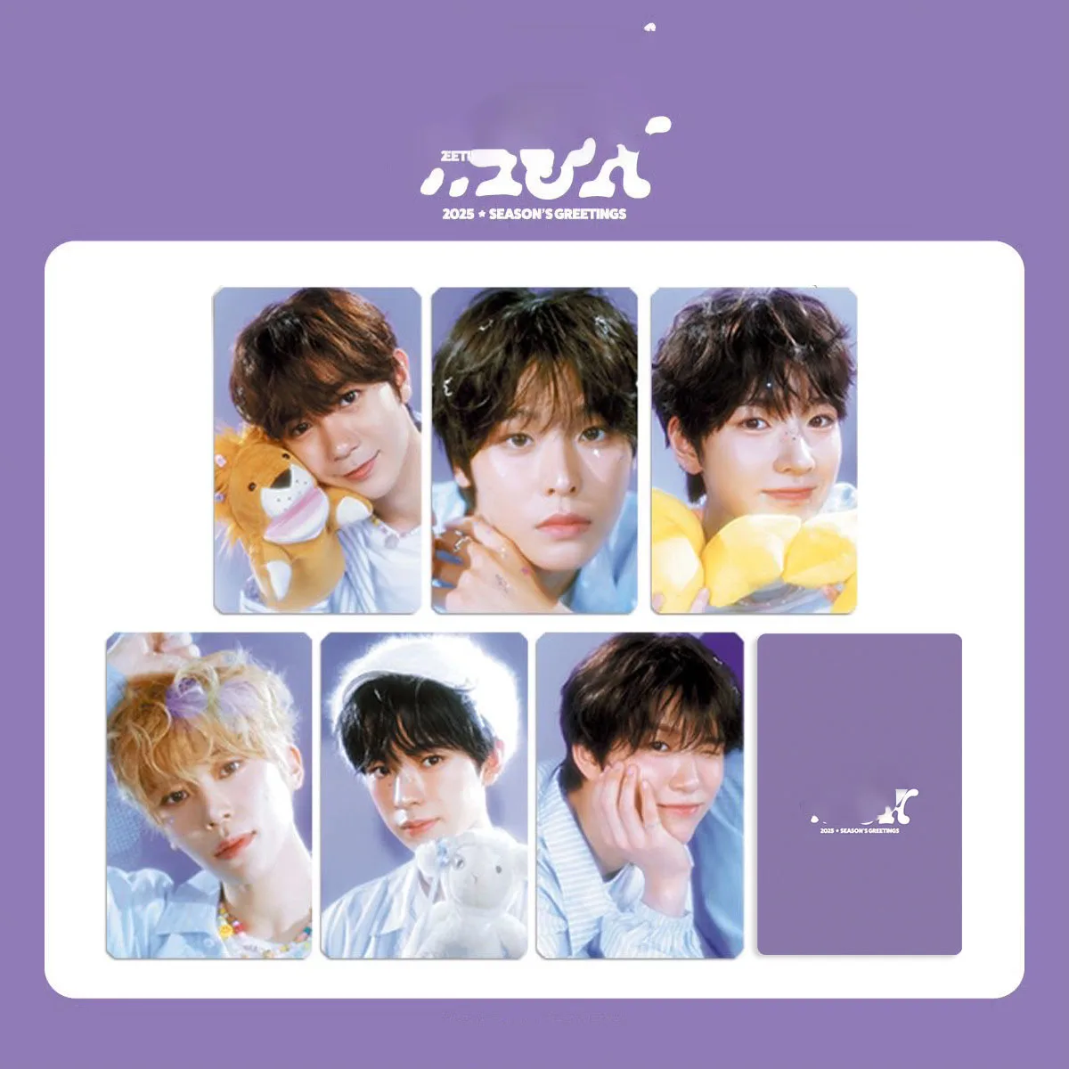 6pcs Kpop Wish 2025 SEASON’S GREETINGS BEHIND Card Mark JENO ChenLe JAEMIN Jisung RenJun HAECHAN Fans Collection Photocards