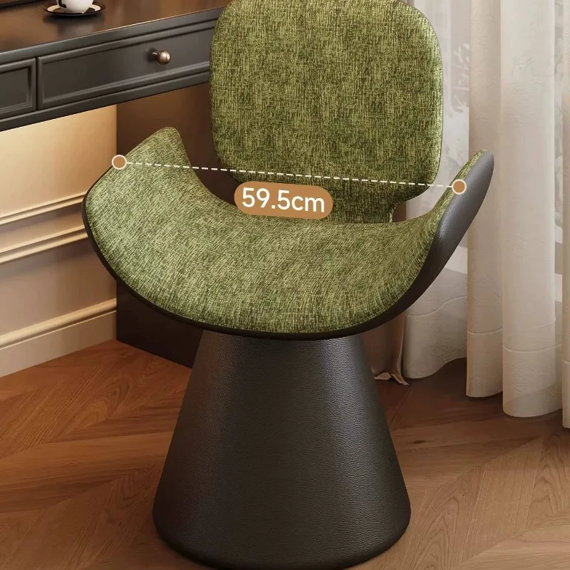 Adult Green Makeup Vanity Chair Modern Upgrade Cute Comfy Makeup Vanity Chair Luxury Narrow Sillas De Tocador Furniture Home