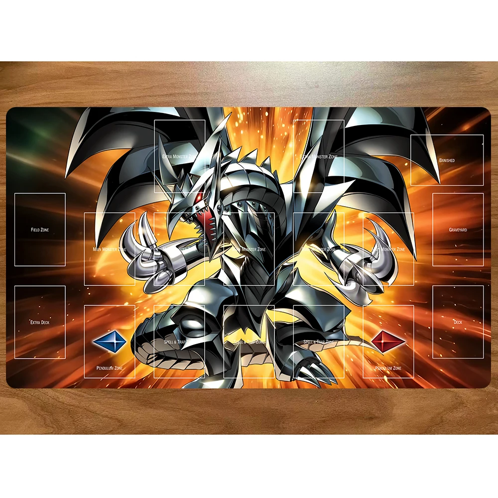 Yu-Gi-Oh Playmat Red-Eyes Black Fullmetal Dragon YGO KMC TCG YuGiOh Mat-169