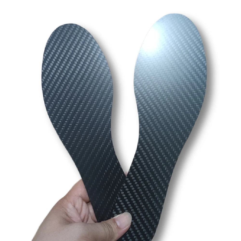 High-Quality New 0.8mm1.0mm1.2mm thickness Carbon Fiber Insole Sports Insole Male Shoe-pad Female Orthotic Shoe Sneaker Insoles