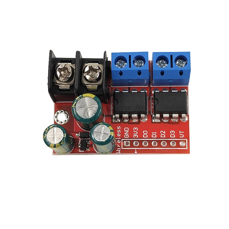 Dual H Bridge DC Motor Drive Module Forward And Reverse Control PWM Speed Regulation Controller DC3-14V 5A