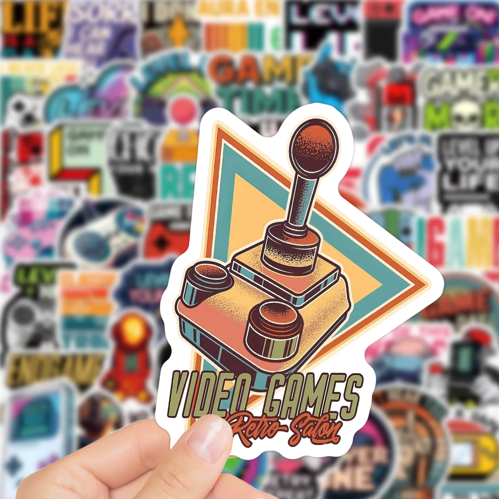 10/50PCS Game Console Controller Cartoon Stickers Game Machine Elements Graffiti Decoration Notebook Suitcase Phone Guitar Toys