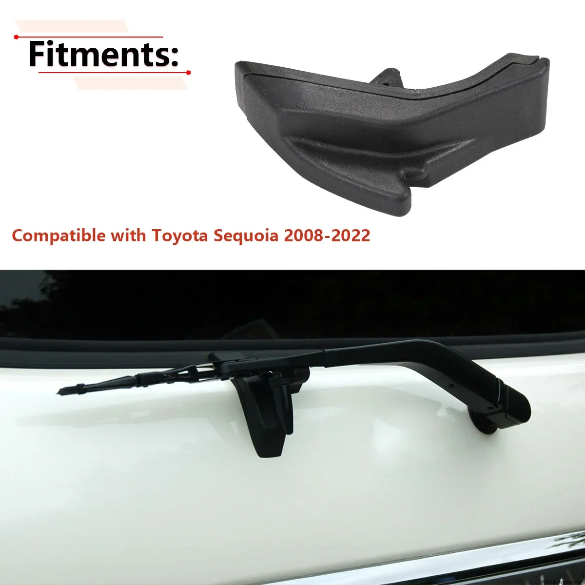 Car Rear Wiper Arm Stopper For Toyota Sequoia 2008 2009 2010 2011 2012 2013 2014 2015-2020 85293-0C012 85293-0C010 85293-0C011