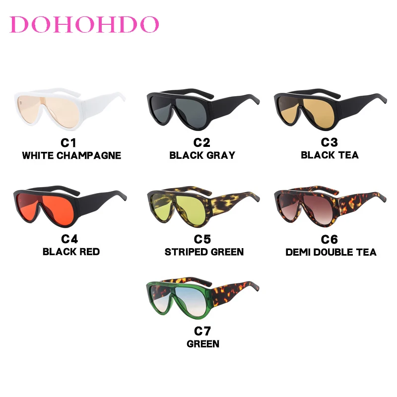 

Oversized One-Piece Sunglasses Women Men Retro Fashion Eyeglasses Female Outdoor Sports Cycling Driving Windproof Goggles UV400