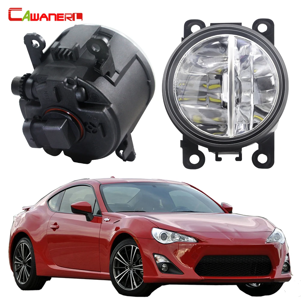 2 X 30W 6000LM LED Fog Light Assembly For Scion FR-S FRS 2013 2014 2015 2016 Car Front Bumper Fog Daytime Running Lamp DRL