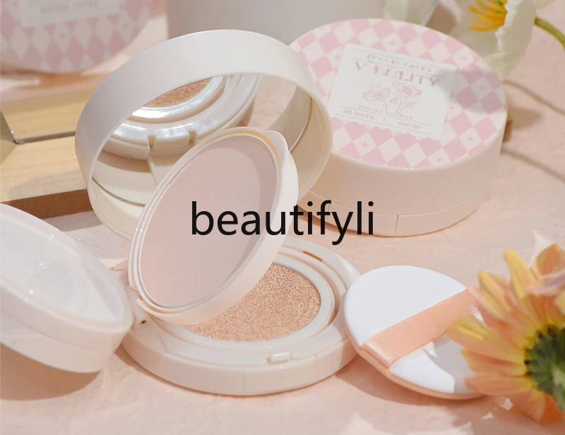 

Double air cushion powder two-in-one bb cream concealer setting makeup is not easy to take off makeup