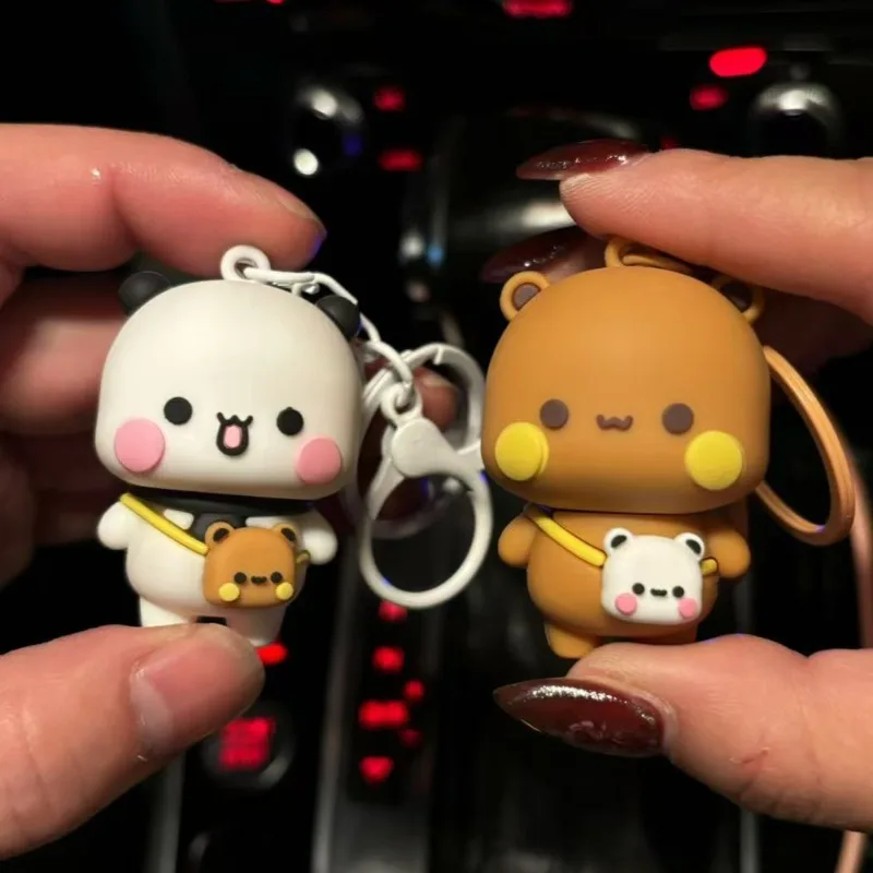 

2025 Bubu Dudu Panda Bear Figure Toys Collectible Cute Action Kawaii Bear Toy Doll Ornament Home Deroc Birthday Christmas Gifts