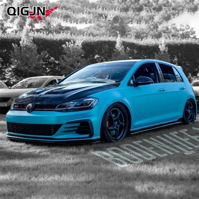 TCR Style Split Type Car Side Skirt Body Kits For VW Volkswagen Golf MK7 GTI GTD R RLine TSI TDI