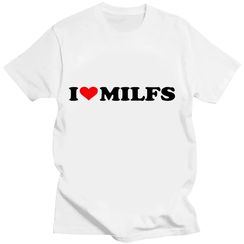 I Love Dogs Music Milf T Shirt Funny Words Creative Gift T-shirt Women Men Clothing Tees Tops Graphic T Shirts Streetwear