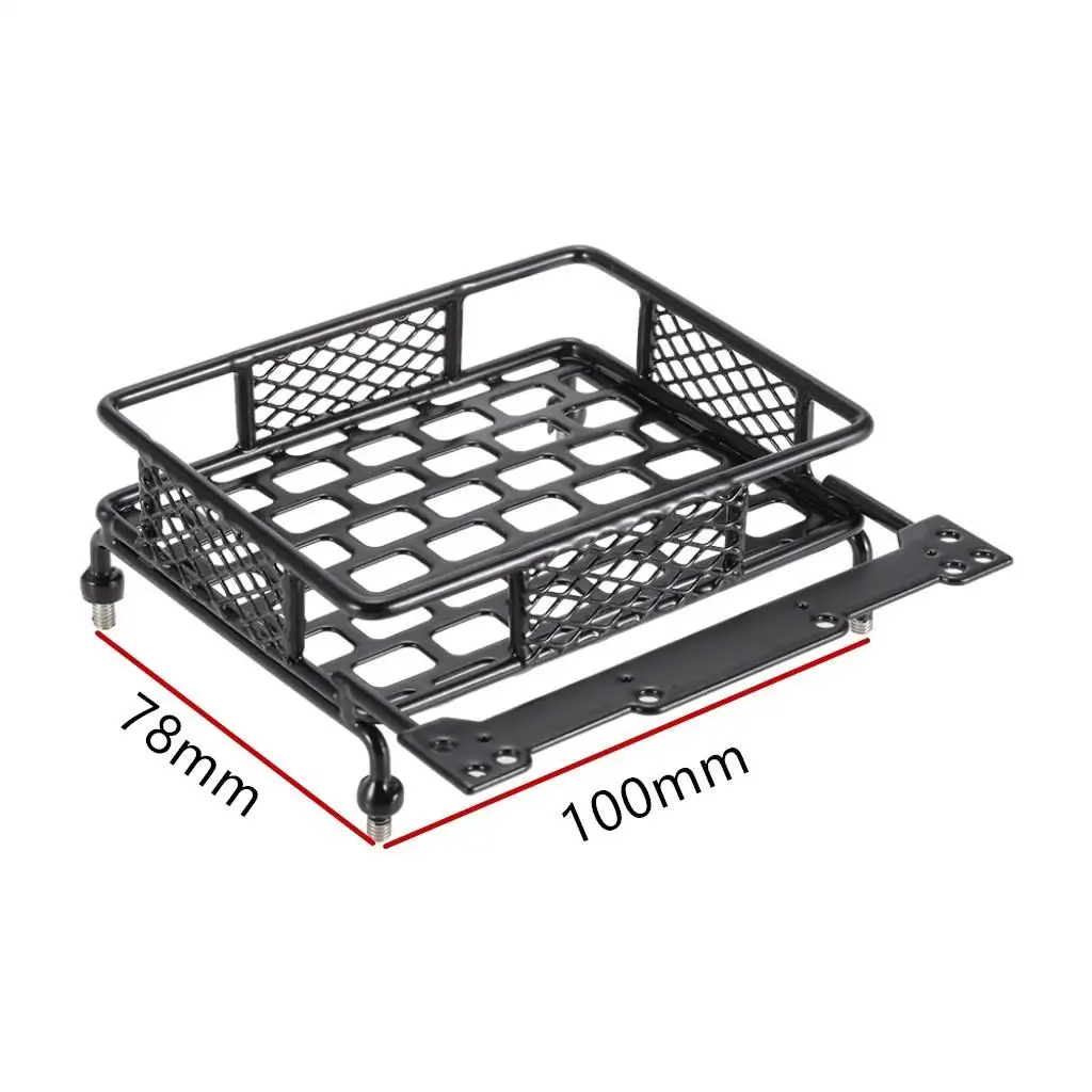 Toit T1 en alliage à l'échelle 1/10 pour Axial SCX10 HSP RC inoler, voiture et camion