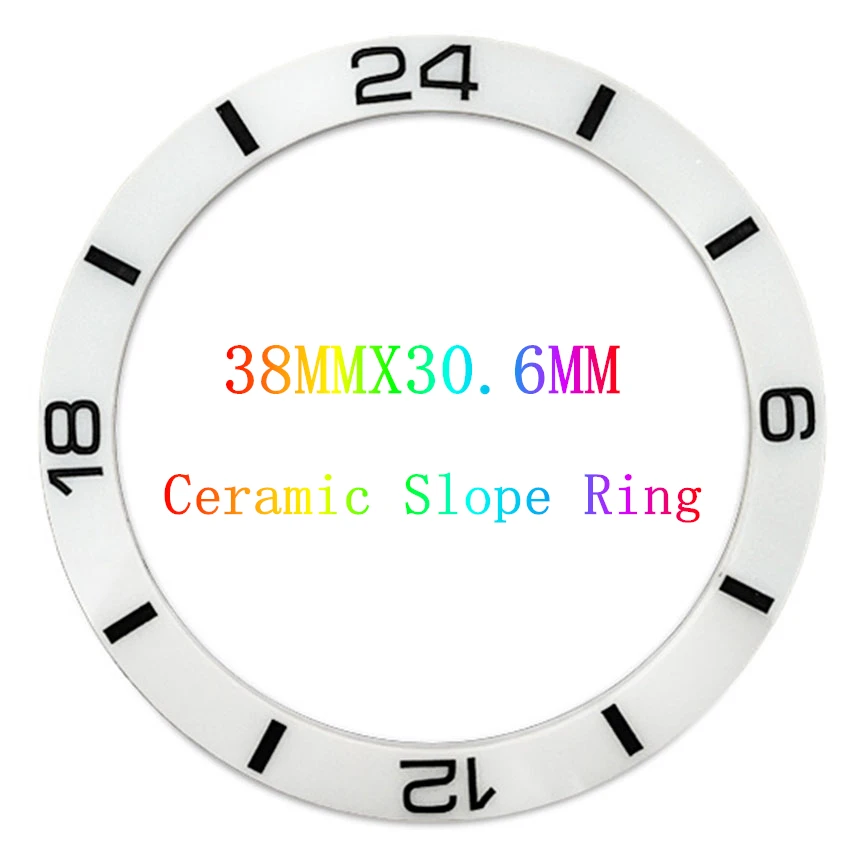 38X30.6MM إطار السيراميك إدراج إطار الساعة