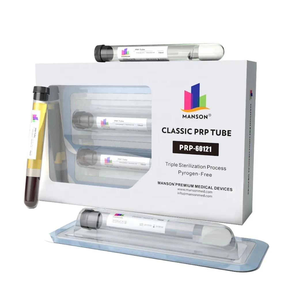 PRPMANSON  Medical Consumables  Tube Price in Medical Plasma Therapy