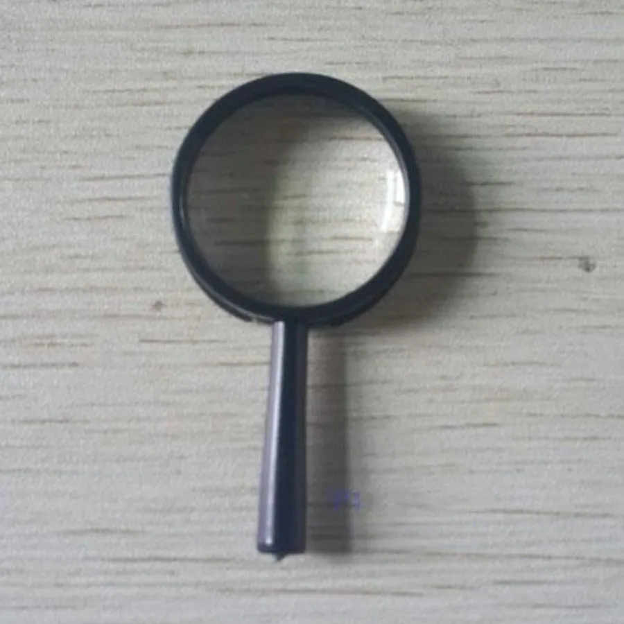 10PCS Acrylic Small Handheld Magnifier 25mm Magnifying Glass to Read Children's Magnifying Glass Learning Home Office Gift