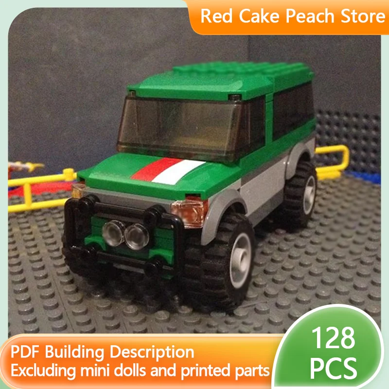 

Модель скоростного гоночного автомобиля MOC, строительные кирпичи, классический внедорожник, модульная технология, детские праздничные подарки, сборка игрушек, костюм