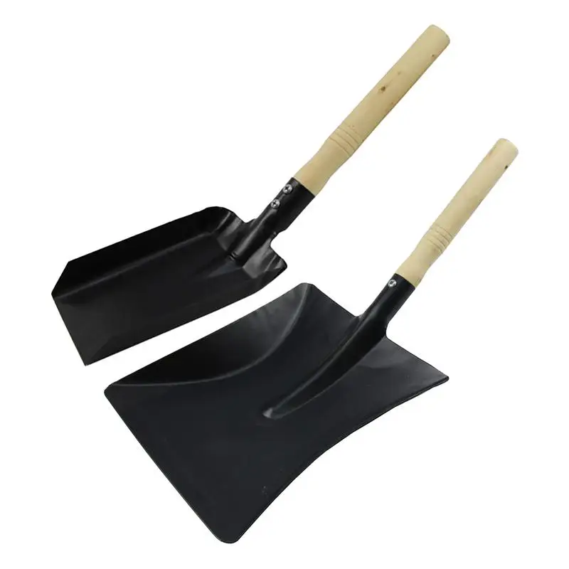 Gardening Shovel Iron Gardening Tool With Wooden Handle Heavy Duty Hand Shovel Multifunctional Digging Spade Durable Mud Shovel