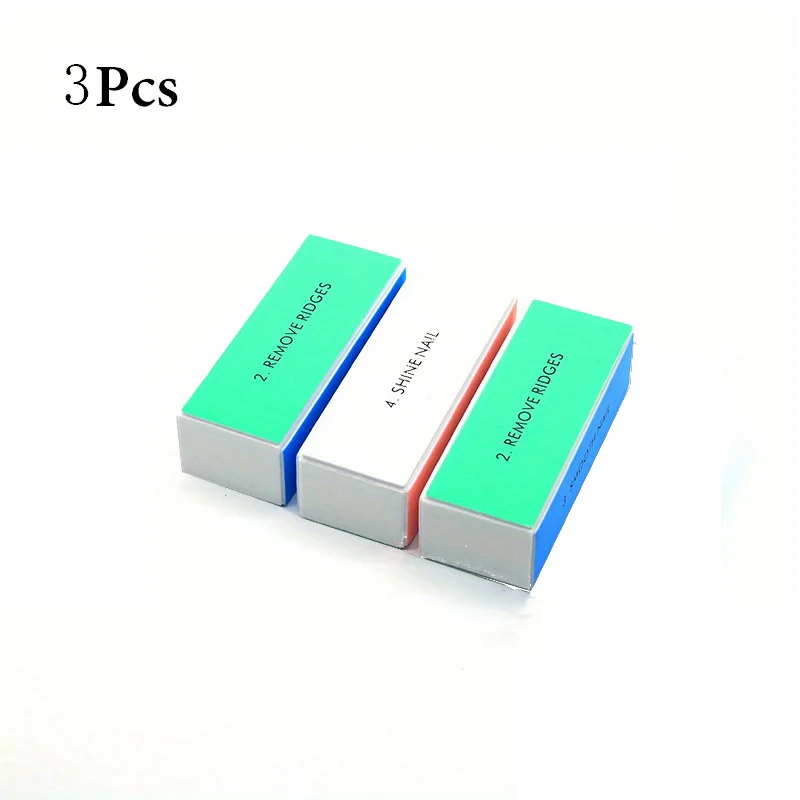 1/3/5 Teile/satz Nagel Puffer Block 4-Wege Bunte Polieren Block Glanz Polierer Nagel Polieren Datei maniküre Schleifen