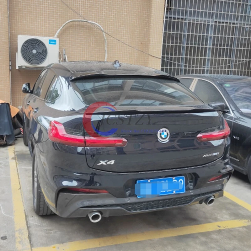 Спойлер на заднее стекло, глянцевый черный, в стиле M Performance для BMW X4 G02 Xdrive25i 30i, 2018-2022 гг.