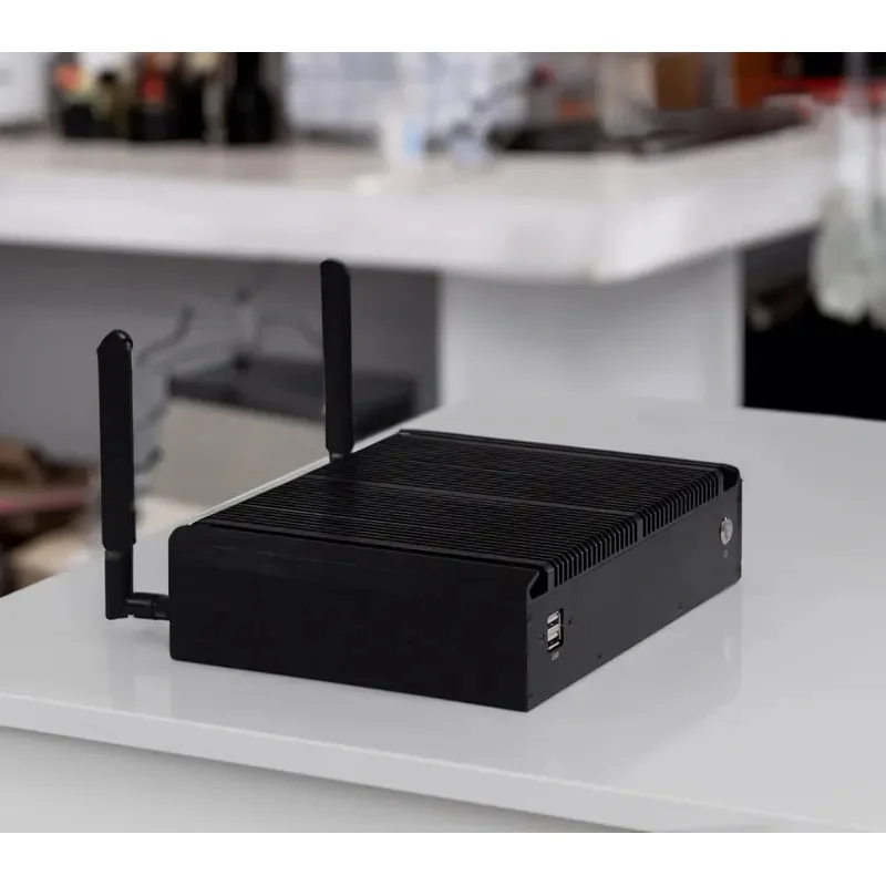 Mini computer micro PC economico Core I5 1135G7 11a generazione GPOI 2 Dual Lan 6 USB Ubuntu Win 10 11 Mini PC industriale senza ventola