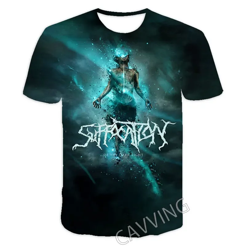 CAVVING 3D Printed  SUFFOCATION  Rock Band  Casual T-shirts  Hip Hop Tshirts Harajuku Styles Tops Clothing for Men/women