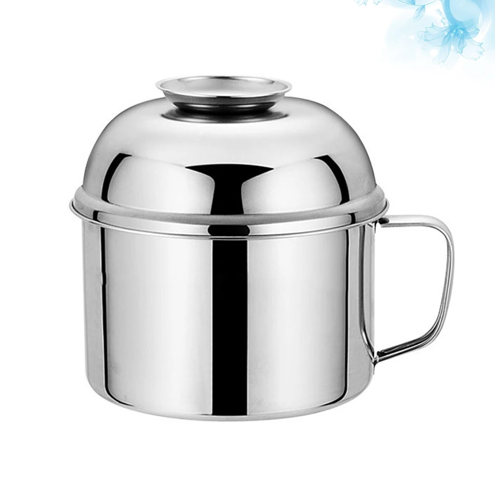 

Stainless Steel Double Meal Box Eco-Friendly Food Container Double Layer Portable Lunch Box 14cm for Office Travel