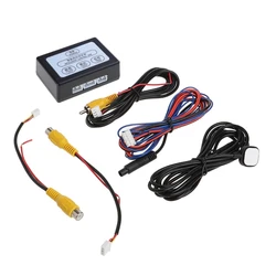 Front And Rear View With Manual Switch Two-Way Control Box Channel Converter Car Parking Camera Video Reversing System