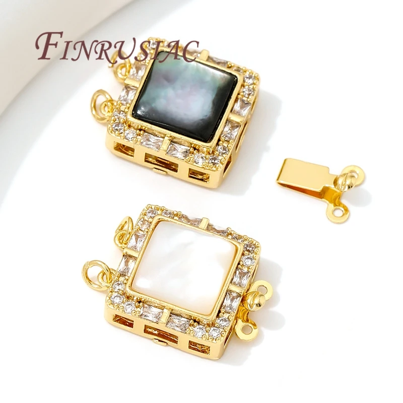 18K Real Gold Plated Box Safety Clasps For Jewelry Connectors For Bracelets Accessories,Jewellery Clasps Findings For DIY