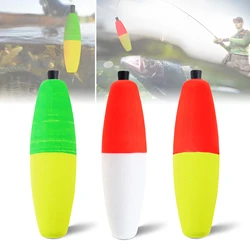 1pc Colorful Oval Hard Foam Fishing Bobber Float Strong Buoyancy Fishing Peg Floats for Catfish