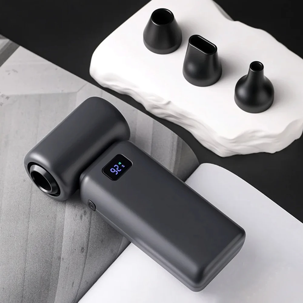 Turbo Jet Fan 350000 RPM Draadloze 6000 mAh Oplaadbare Mini Fan Handheld Draagbare Outdoor Camping Super Sterke Handheld Fan