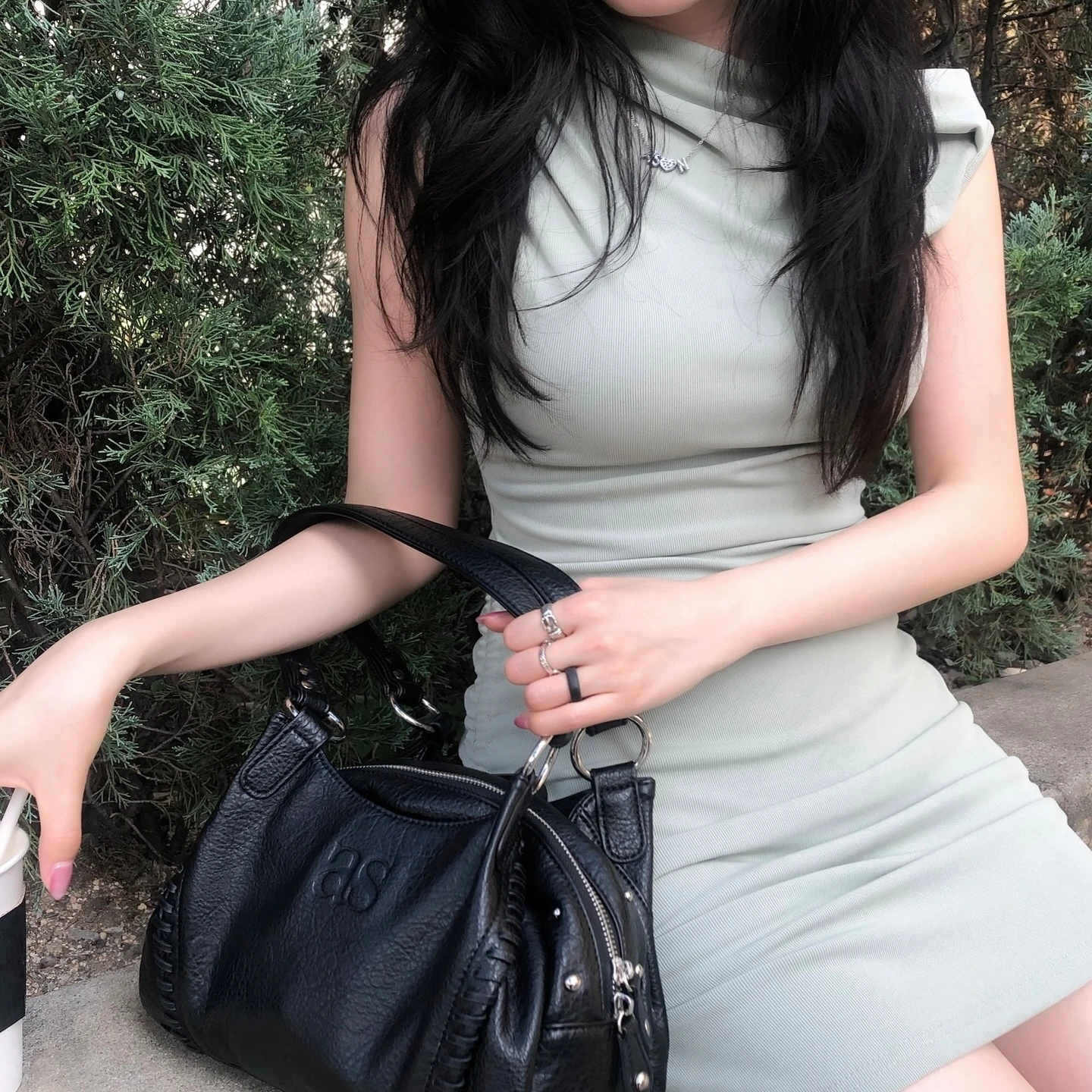 

Large Capaci Leather Surface Wanderlust Bag Women's Underarm Single oulder Handbag Casual PU Material Handbag