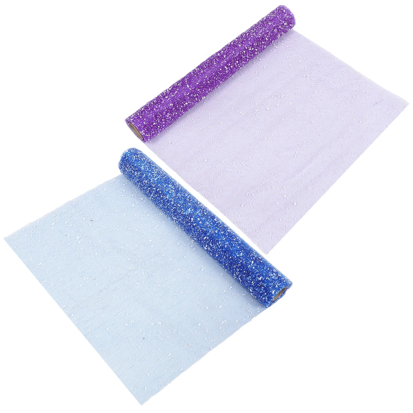 

2 рулона сетчатой упаковочной бумаги с цветочным узором и точками, для декора букетов, свадеб, вечеринок, рукоделия, люкс