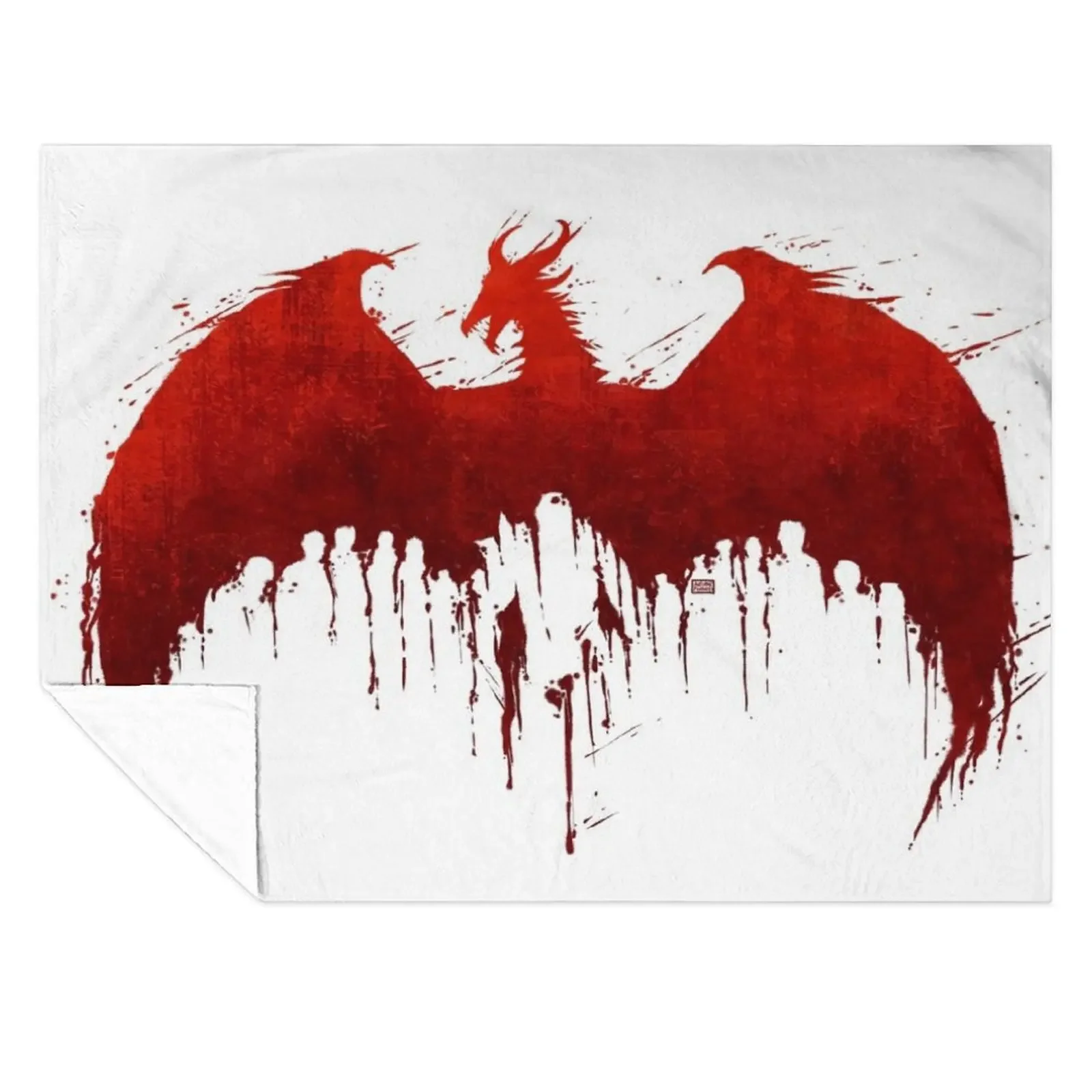 

Dragon Age II Blood Dragon V1 Throw Blanket Fashion Sofas anime Large Furrys Blankets