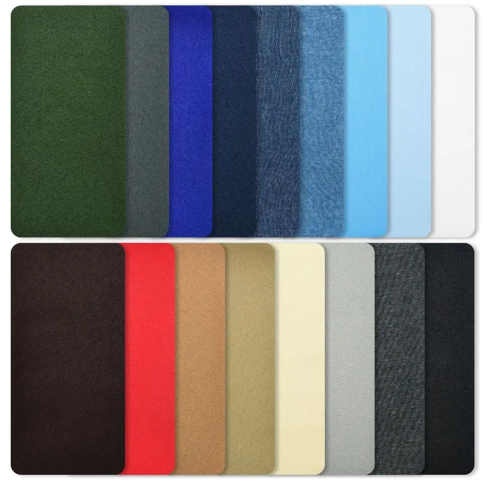 3Pcs Apparel Applique Self Adhesive Patches Badge Sticker Colorful Jacket Repair Linen Thermal Transfer Elbow Patche Clothes