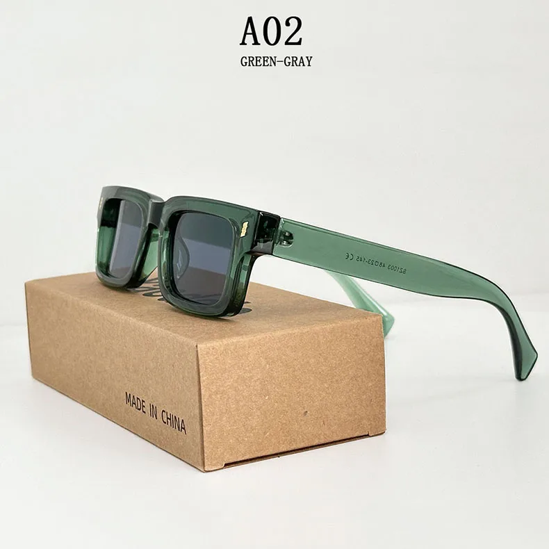 Mode Sonnenbrillen Für Männer Vintage Gläser Retro Quadrat Sonnenbrille Frauen Trendy Und Modische Gafas De Sol Hombre Zonnebril – Detail 2